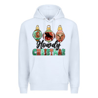 White howdy christmas Premium Hoodie - MaliasSmallBusiness