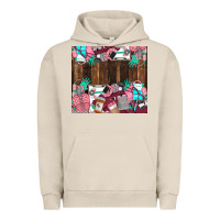 Pigment French Oak custom name Urban Hoodie - LillyAllenDesigns