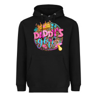 Black daddys girl Heavyweight Hoodie - NancyCooperArtShop
