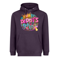 Plum daddys girl Heavyweight Hoodie - NancyCooperArtShop
