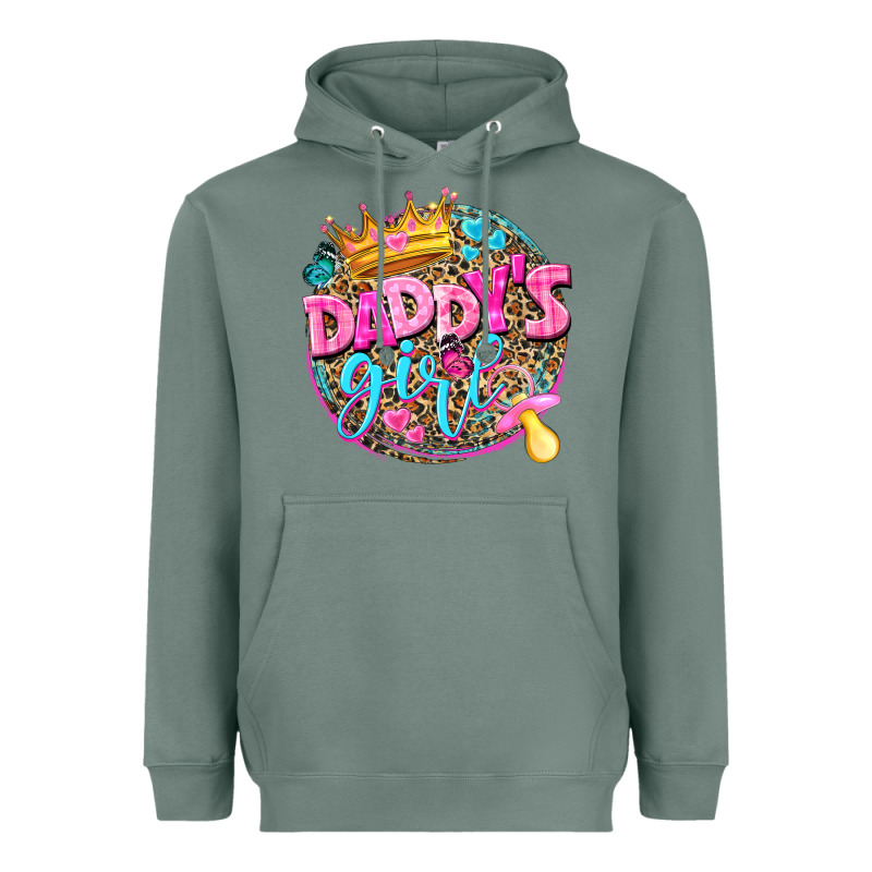 Daddys Girl Heavyweight Hoodie by NancyCooperArtShop | Teevron