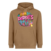 Toasted Coconut daddys girl Heavyweight Hoodie - NancyCooperArtShop