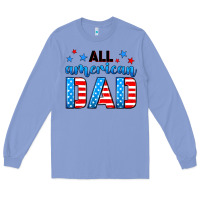 Colony Blue All American dad Long Sleeve Tee - Neo Western