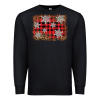 Black snowflake background Premium Sweatshirt - BarkalooDesign