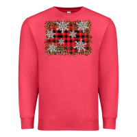 Cardinal snowflake background Premium Sweatshirt - BarkalooDesign