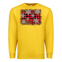Lemon snowflake background Premium Sweatshirt - BarkalooDesign