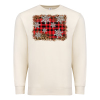 Sandshell snowflake background Premium Sweatshirt - BarkalooDesign