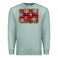 Seafoam snowflake background Premium Sweatshirt - BarkalooDesign