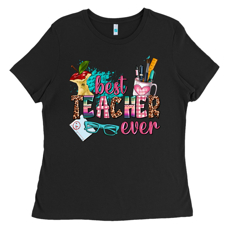 Best Teacher Ever Ladies Tee by AdoDesignShop | Teevron