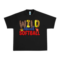 Black wild about softball Urban Heavy Tee - Zillion Design Studio