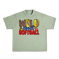 Oil Green wild about softball Urban Heavy Tee - Zillion Design Studio
