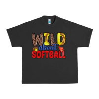 Pigment Black wild about softball Urban Heavy Tee - Zillion Design Studio