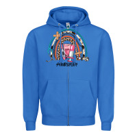 True Royal nurse life rainbow Zipper Hoodie - JahusDesignShop
