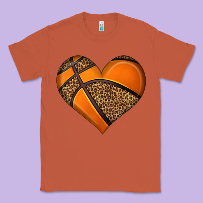 Basketball Heart Classic Tee Designed By Hra Design Shop