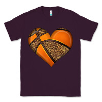 Plum basketball heart Classic Tee - HRA Design Shop