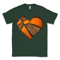 Sports Green basketball heart Classic Tee - HRA Design Shop