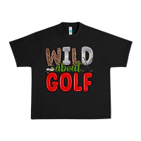 Black wild about golf Urban Heavy Tee - Zillion Design Studio