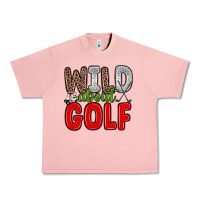 Salmon wild about golf Urban Heavy Tee - Zillion Design Studio
