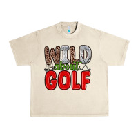Sandshell wild about golf Urban Heavy Tee - Zillion Design Studio
