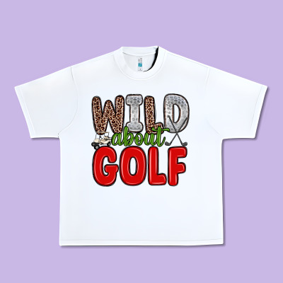 Wild About Golf Urban Heavy Tee Designed By Zillion Design Studio