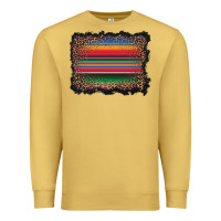 Antique Gold serape background Premium Sweatshirt - BarkalooDesign