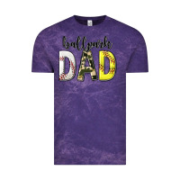 Cloud Purple ballpark dad with softball and baseball Vintage Tee - texasbilliewilder