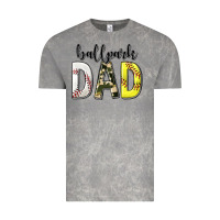 Cloud Rock ballpark dad with softball and baseball Vintage Tee - texasbilliewilder