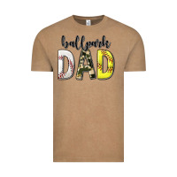Vintage Coffee ballpark dad with softball and baseball Vintage Tee - texasbilliewilder