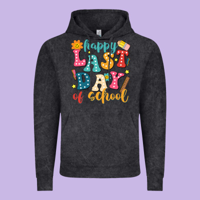 Happy Last Day Of School Vintage Hoodie Designed By Jahusdesignshop