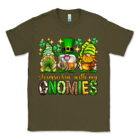 Army Green St. Patrick's Day shamrockin' with my gnomies Classic Tee - Neo Western