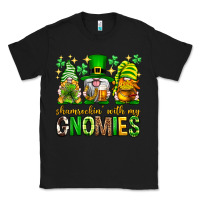 Black St. Patrick's Day shamrockin' with my gnomies Classic Tee - Neo Western