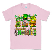 Bubblegum Pink St. Patrick's Day shamrockin' with my gnomies Classic Tee - Neo Western