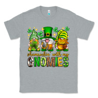 Heather Grey St. Patrick's Day shamrockin' with my gnomies Classic Tee - Neo Western