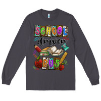 Smoke School driver bus Long Sleeve Tee - CowhideDigitalArt