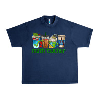 Navy math teacher coffee cups Urban Heavy Tee - texasbilliewilder