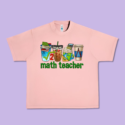 Math Teacher Coffee Cups Urban Heavy Tee Designed By Texasbilliewilder