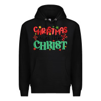 Black christmas begins with christ Premium Hoodie - MaliasSmallBusiness