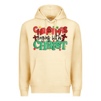 Pina Colada christmas begins with christ Premium Hoodie - MaliasSmallBusiness