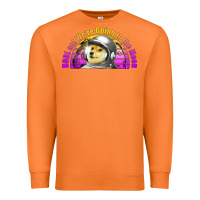 Carrot doge coin hodl on we're going to the moon retro sunset Premium Sweatshirt - Jasminsmagicworld