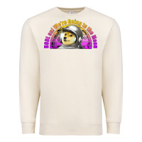 Sandshell doge coin hodl on we're going to the moon retro sunset Premium Sweatshirt - Jasminsmagicworld