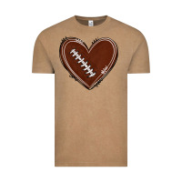Vintage Coffee american football heart Vintage Tee - texasbilliewilder
