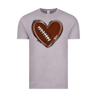 Vintage Zinc american football heart Vintage Tee - texasbilliewilder