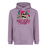 Lavender freezing to death winter skull Heavyweight Hoodie - Jasminsmagicworld