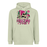 Matcha freezing to death winter skull Heavyweight Hoodie - Jasminsmagicworld