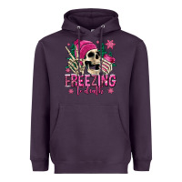 Plum freezing to death winter skull Heavyweight Hoodie - Jasminsmagicworld