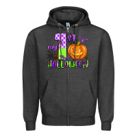 Charcoal Heather my first halloween pumpkin Zipper Hoodie - AdoDesignShop