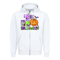 White my first halloween pumpkin Zipper Hoodie - AdoDesignShop
