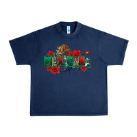 Navy mexicana Urban Heavy Tee - texasbilliewilder