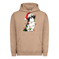 Pigment Burro christmas shih tzu dog Urban Hoodie - LillyAllenDesigns