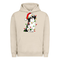 Pigment French Oak christmas shih tzu dog Urban Hoodie - LillyAllenDesigns